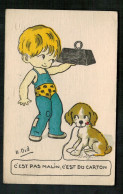 Illustration H.Did -  Chien - Avec  Enfant - Chiens