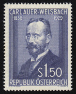 1006 25. Todestag, Carl Freiherr Auer Ritter Von Welsbach, 1.50 S, Postfrisch * - Unused Stamps