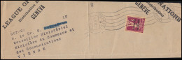 Völkerbund (SDN) 28x Tellknabe Auf Briefstück GENF 21.8.1931 - Officials