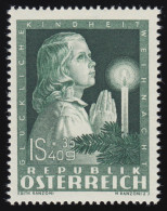 932 Kinderfürsorge Glückliche Kindheit, Weihnacht, 1,40 S + 35 G, Postfrisch ** - Unused Stamps