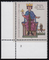 1738 Kaiser Friedrich II ** FN2 - Unused Stamps