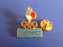 Pin's Gaspard Coq N°25 - Anneaux Jeux Olympiques - Albertville 92 ? (PH5) - Jeux Olympiques