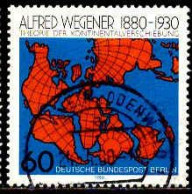 Berlin Poste Obl Yv:577 Mi:616 Alfred Wegener Astronome (Beau Cachet Rond) - Used Stamps