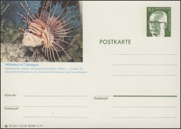 P112-b02/018 7 Stuttgart, Wilhelma, Rotfeuerfisch ** - Illustrated Postcards - Mint