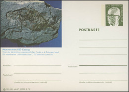P109-a06/057 Coburg, Versteinerter Fisch ** - Illustrated Postcards - Mint
