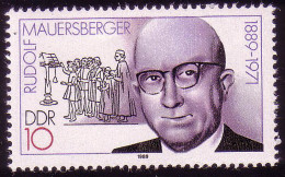 3233 Persönlichkeiten Arbeiterbewegung Mauersberger ** - Unused Stamps