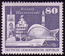 1920 Aufbau In Der DDR Kröpeliner Tor 80 Pf ** - Unused Stamps