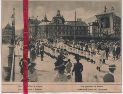 Oorlog Guerre 14/18 - Luzern Lucerne - Procession Processie - Orig. Knipsel Coupure Tijdschrift Magazine - 1917 - Ohne Zuordnung