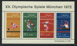 Block 8 Olympische Spiele München 1972 - Sportarten, Postfrisch ** - Unused Stamps