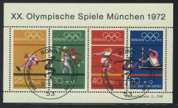 Block 8 Olympiade München - Sportarten 1972 Mit ESSt Bonn - Gebruikt