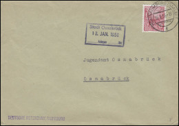 DDR-Brief Deutsche Notenbank NAUMBURG / SAALE 16.1.56 An Jugendamt In Osnabrück - Münzen