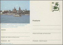 P120-d6/081 6500 Mainz, Panorama Mit Fluß ** Wie Verausgabt - Postales Ilustrados - Nuevos