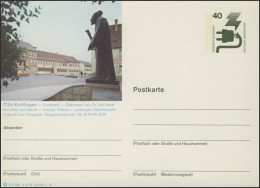 P120-d5/078 7134 Knittlingen. Faust-Statue ** Wie Verausgabt - Cartoline Illustrate - Nuovi