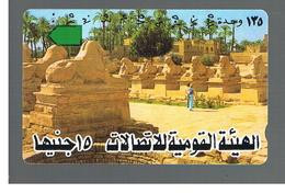 EGITTO  (EGYPT) -  AVENUE OF SPHINX -  USED  -  RIF. 10815 - Egypt