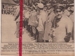 Oorlog Guerre 14/18 - Constance - Krijgsgevangenen, Prisonniers - Orig. Knipsel Coupure Tijdschrift Magazine - 1917 - Non Classés