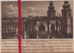 Oorlog Guerre 14/18 - Wenen Vienne - Brand In Kerk, Incendie église - Orig. Knipsel Coupure Tijdschrift Magazine - 1917 - Non Classés