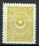 Turkey; 1924 2nd Star&Crescent Issue Stamp 20 P. - Ungebraucht