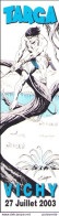 Marque Page Salon Bd VICHY 2003 Avec TARGA - Bookmarks