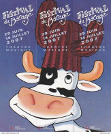 3 Marque Page Puzzle Festival Théatre Et Musique FESTIVAL DU BOCCAGE 2007 Vache - Bookmarks