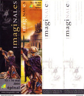 2 Marque Page Festival IMAGINALES De EPINAL En 2004 Par FRANCESCANO - Bookmarks