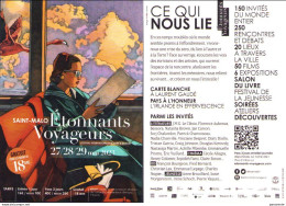 HYMAN : Carte Annonce Salon ETONNANTS VOYAGEURS 2023 - Cartes Postales