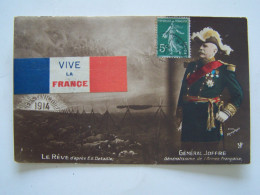 MILITARIA. GENERAL JOFFRE, GENERALISSIME DE L'ARMEE FRANCAISE. VIVE LA FRANCE.     100_3424ISS21 - Personnages