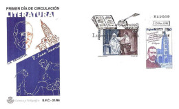 FDC Barcelona 1996.- Literatura. La Regenta. D. Juan Tenorio. - FDC