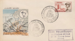 Enveloppe    ALGERIE   Journées  LECLERC    COLOMB  BECHAR   1959 - Covers & Documents