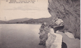 BOUGIE Corniche Du Cap Carbon Entrée Du Chemin Des Touristes Vue Peu Commune Carte Postale Originale Rare - Bejaia (Bougie)