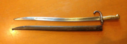 Baïonnette De Fusil Chasspot. France. M1866 (693) - Knives/Swords