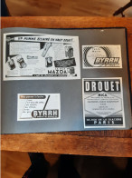 Publicite Annee Vers  1950 - Byrrh - Piles Mazda - Drouet Paris - Vermic Paris Et Amboise -laine Du Bon Pasteur  Paris - Advertising