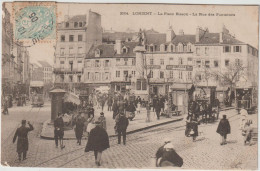 LORIENT  LA PLACE BISSON LA RUE DES FONTAINES - Lorient