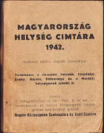 Magyarország Helység Cimtára 1942 657SPN - Libros Antiguos Y De Colección