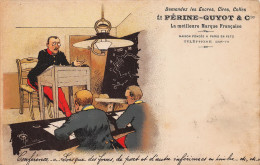 PERINE GUYOT Encre Cire Colle Publicité PUB Militaria Guerre Paris 43 (scan Recto Verso)PFRCR00090P - Publicité