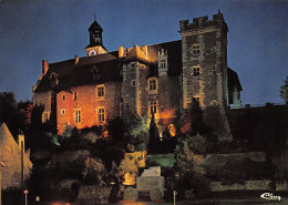 MONTLUCON  Le Vieux Chateau Des Bourbons La Nuit By Night  28 (scan Recto Verso)PFRCR00084P - Montlucon