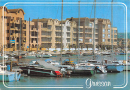 GRUISSAN Le Port De Plaisance Et Les Dromadaires  8 (scan Recto Verso)PFRCR00081P - Narbonne