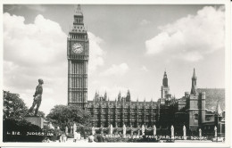 PC35537 London. Big Ben From Parliament Square. Judges Ltd. No L.812. RP - Other & Unclassified