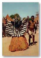 GUINEE Francaise  Masque Ceremoniel N'ZO   9 (scan Recto-verso) PFRCR00076 P - French Guinea