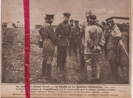 Oorlog Guerre 14/18 - Aviateur Piloot Luitenant Bernert - Orig. Knipsel Coupure Tijdschrift Magazine - 1917 - Non Classés