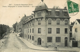 LONS LE SAUNIER - POSTES, TELEGRAPHES ET AVENUE GAMBETTA   (scan Recto-verso) PFRCR00055 P - Lons Le Saunier