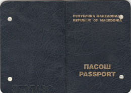 Passeport,passport,pasaporte, Reisepass,Macedonia - Visas... - Documentos Históricos