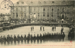 LUNEVILLE GARNISON - Présentation De L'Etendard Aux Jeunes Soldats D'un Régiment De DRAGONS Cp Vierge PFRCR00052 P - Luneville