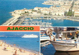 Corse  AJACCIO Multivue 2 Edition Desjobert  (scan Recto-verso) PFRCR00051 P - Ajaccio