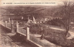 FRANCE - Avallon - Vue Panoramique Sur Le Square Joudhaitle Et La Vallée Du Cousin - Carte Postale Ancienne - Avallon