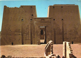 EDFU, TEMPLE OF GOD HORUS, ARCHITECTURE, EGYPT, POSTCARD - Other & Unclassified