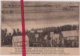 Oorlog Guerre 14/18 - Oostende - In & Uitgang Strand - Orig. Knipsel Coupure Tijdschrift Magazine - 1917 - Non Classés