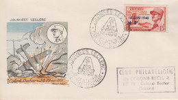 Enveloppe    ALGERIE   Journées  LECLERC    COLOMB  BECHAR   1959 - Storia Postale