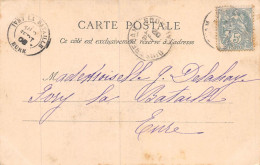24-4044 : OBLITERATION. IVRY-LA-BATAILLE. EURE. LE 9 SEPTEMBRE 1902 - 1877-1920: Période Semi Moderne
