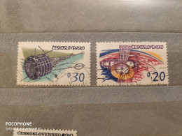 Czechoslovakia	Space (F87) - Used Stamps