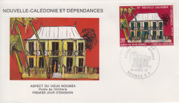 Enveloppe   FDC   1er   Jour   NOUVELLE   CALEDONIE    Aspects   Du   Vieux   NOUMEA    1979 - FDC